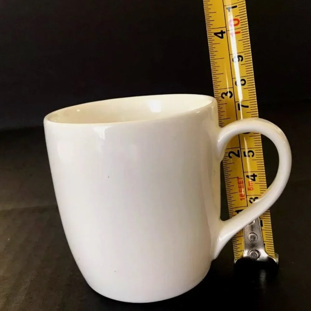 NIB White Fine China Teacup Cup Saucer Set TupperLiving by Tupperware New